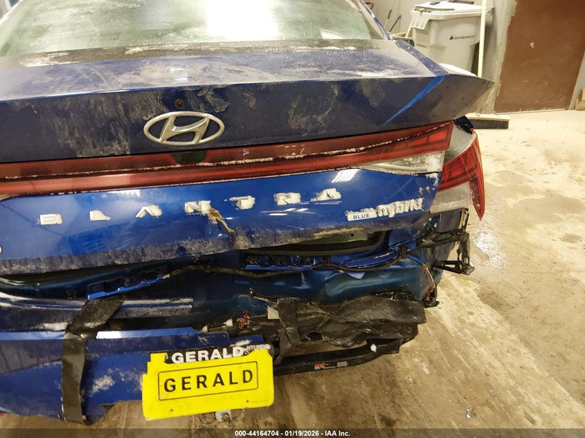 2022 Hyundai Elantra Hybrid Blue VIN: KMHLM4AJ8NU025949 Lot: 44164704