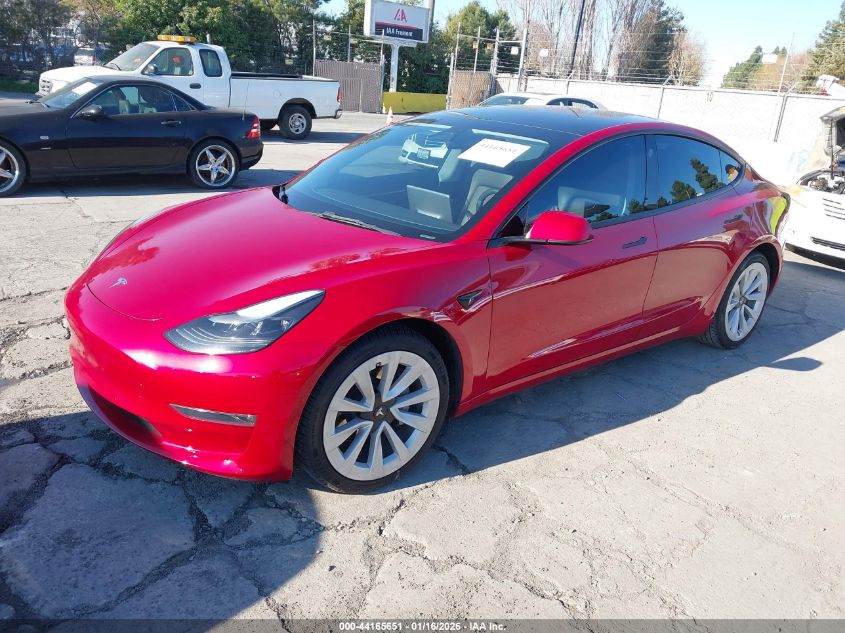 2022 Tesla Model 3 Long Range Dual Motor All-Wheel Drive