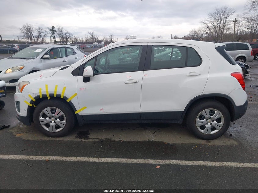 2015 Chevrolet Trax 1Ls VIN: KL7CJKSB2FB063924 Lot: 44166389