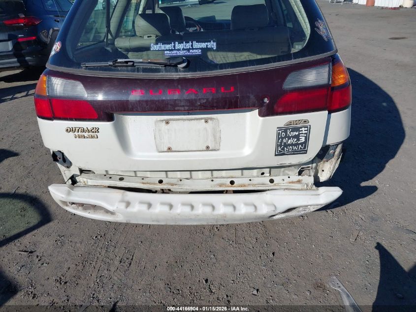 2001 Subaru Outback H6-3.0 VIN: 4S3BH806417641195 Lot: 44166904