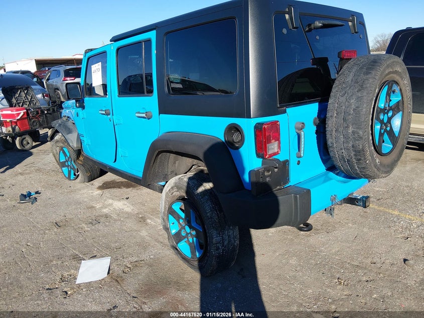 2018 Jeep Wrangler Jk Unlimited Sport S 4X4