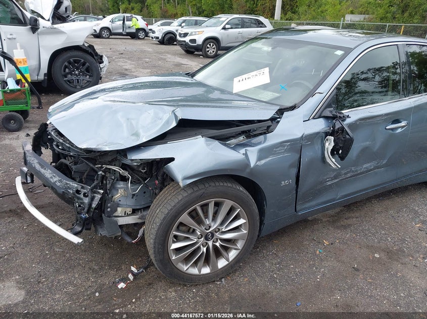 VIN JN1EV7AP0KM510133 2019 INFINITI Q50 3.0T LUXE
