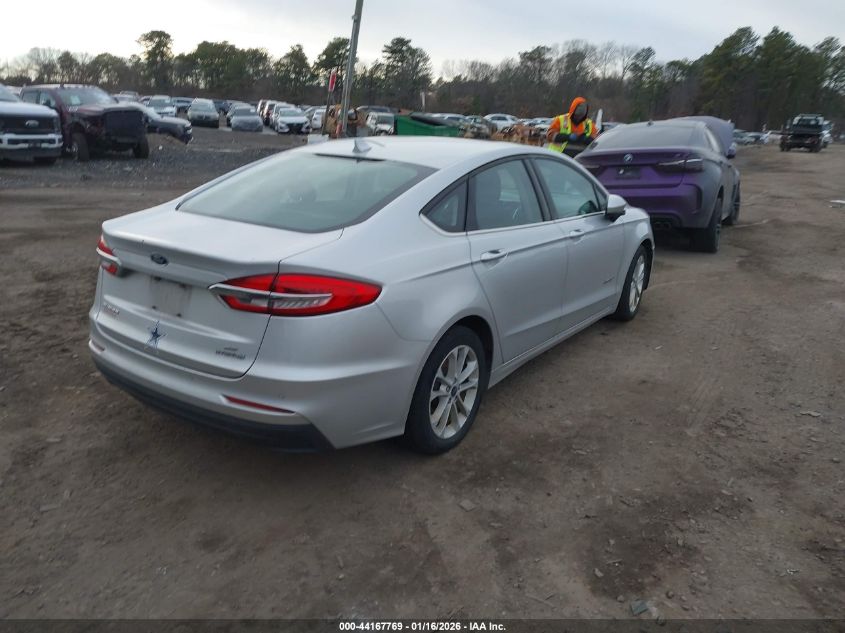 2019 Ford Fusion Hybrid Se