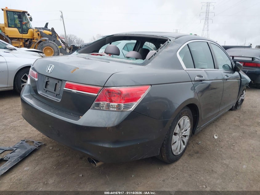 2012 Honda Accord 2.4 2.4 Lx grey Lot 111044167917 Vin 1HGCP2F37CA232097
