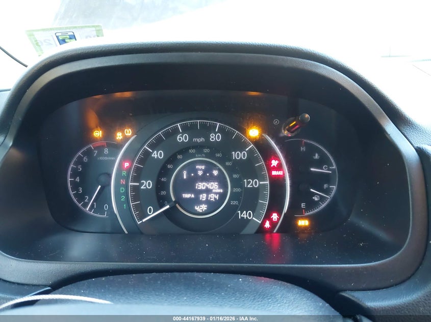 2013 Honda Cr-V Lx VIN: 5J6RM4H37DL038907 Lot: 44167939