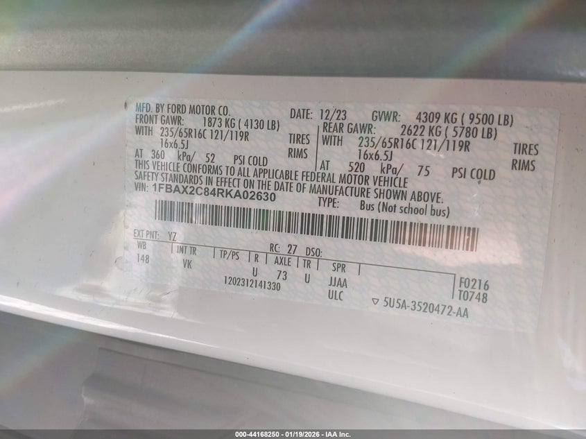 2024 Ford Transit-350 Passenger Van Xl