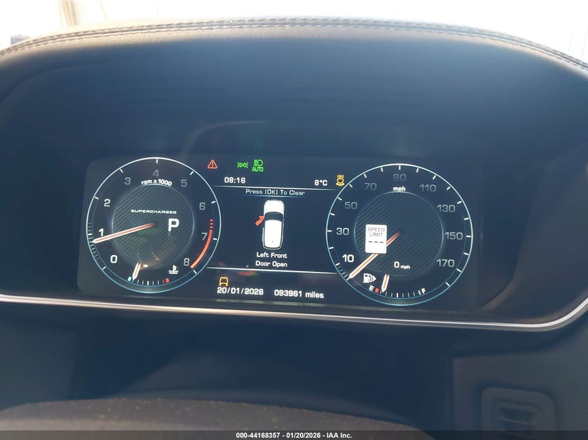 2016 Land Rover Range Rover Sport 5.0L V8 Supercharged/5.0L V8 Supercharged Dynamic VIN: SALWR2EF8GA578997 Lot: 44168357