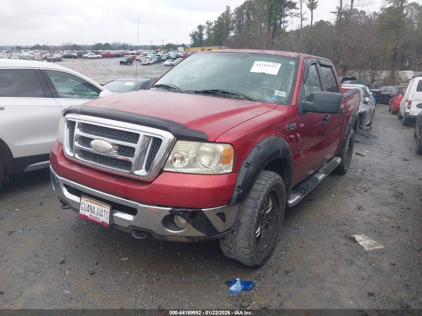 2008 Ford F-150 60Th Anniversary/Fx4/King Ranch/Lariat/Limited/Xlt