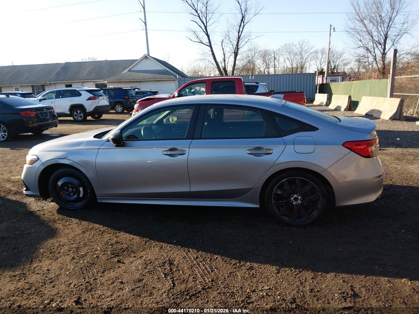 VIN 2HGFE2F5XNH519698 2022 HONDA CIVIC SPORT