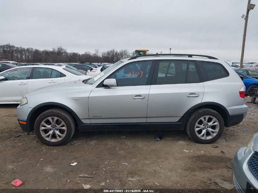 2009 BMW X3 xDrive30I VIN: WBXPC93469WJ29821 Lot: 44170303