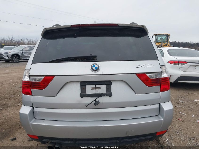2009 BMW X3 xDrive30I VIN: WBXPC93469WJ29821 Lot: 44170303