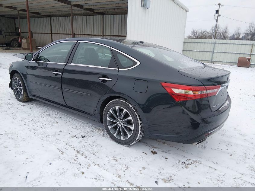 2016 Toyota Avalon Xle Plus