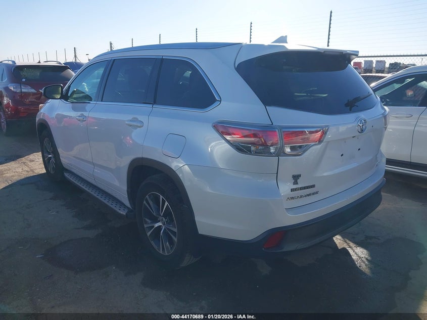 2016 Toyota Highlander Xle V6