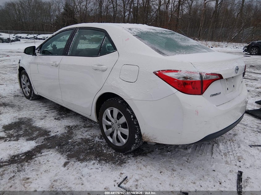 2016 Toyota Corolla Le
