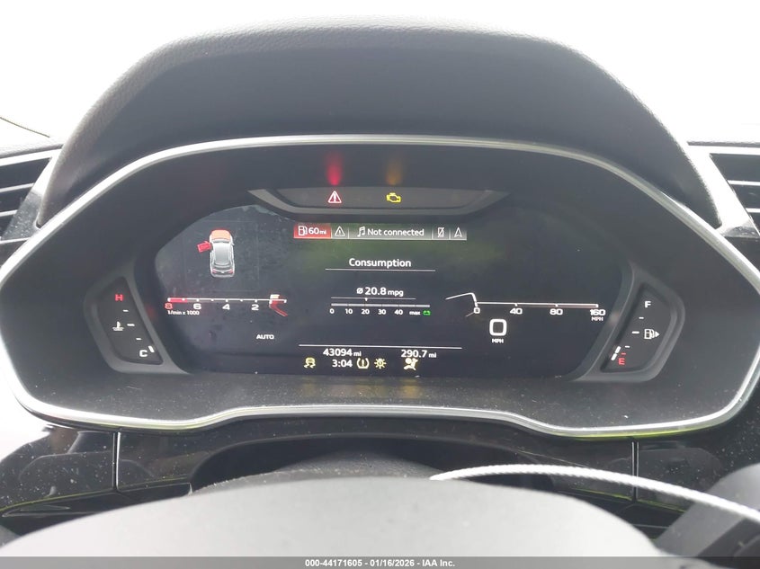 2020 Audi Q3 Premium Plus 45 Tfsi S Line Quattro Tiptronic VIN: WA1EECF37L1114614 Lot: 44171605