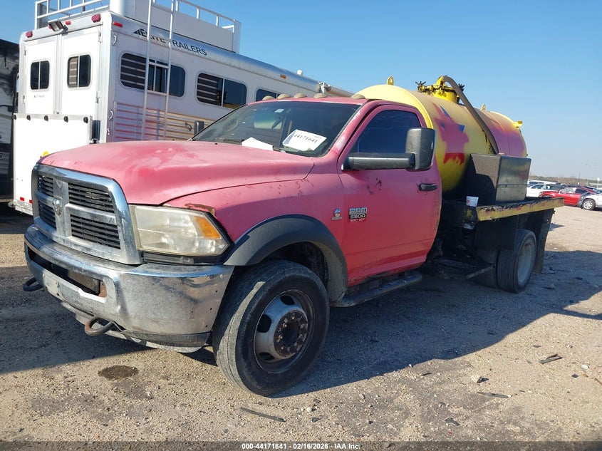 2012 Ram 5500 Ram Chassis St/Slt red Lot 111044171641 Vin 3C7WDNBL1CG181163