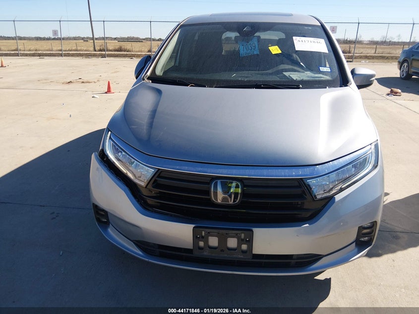 2022 Honda Odyssey Ex-L VIN: 5FNRL6H73NB030430 Lot: 44171846