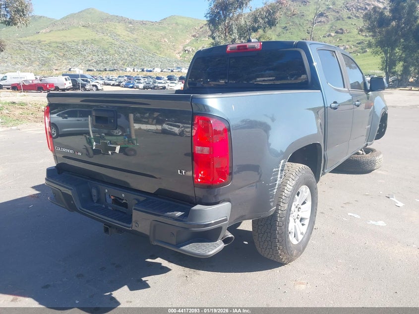 VIN 1GCGSCEN7L1110153 2020 CHEVROLET COLORADO 2WD  SHORT BOX LT