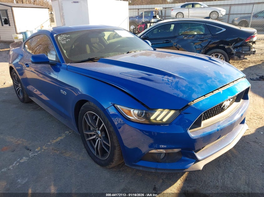 1FA6P8CF0H5339415 2017 Ford Mustang Gt auction photo 1