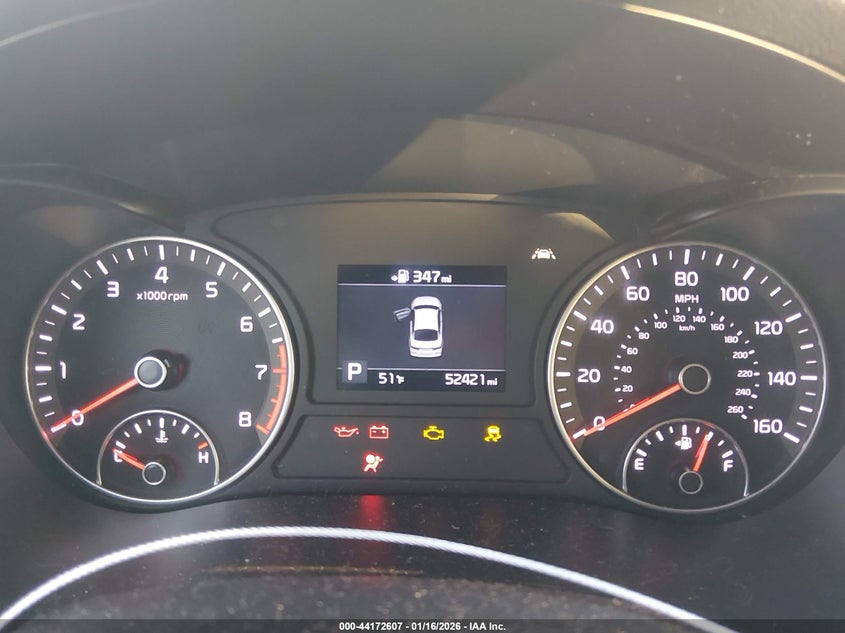 2020 Kia Optima Lx VIN: 5XXGT4L30LG380849 Lot: 44172607