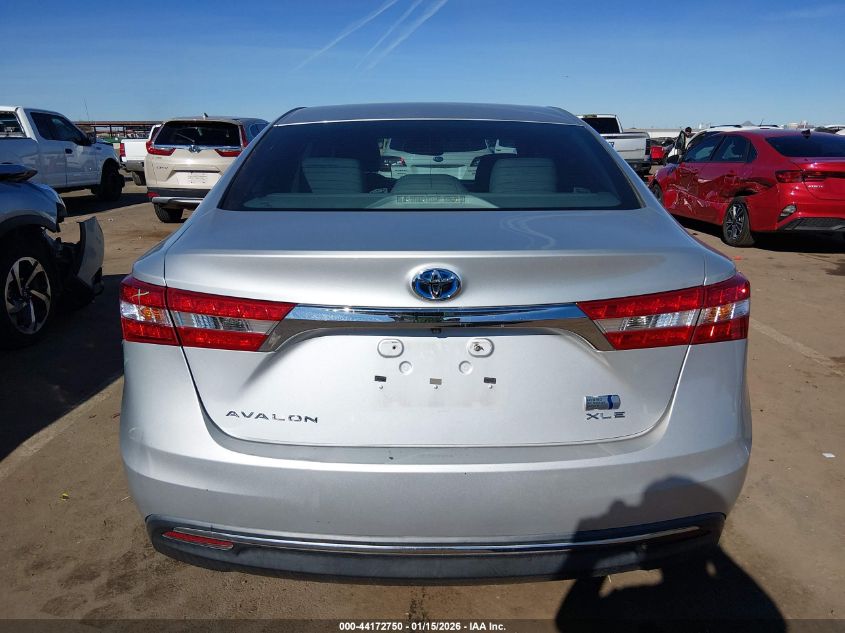 2014 Toyota Avalon Hybrid Xle Premium VIN: 4T1BD1EB8EU029531 Lot: 44172750