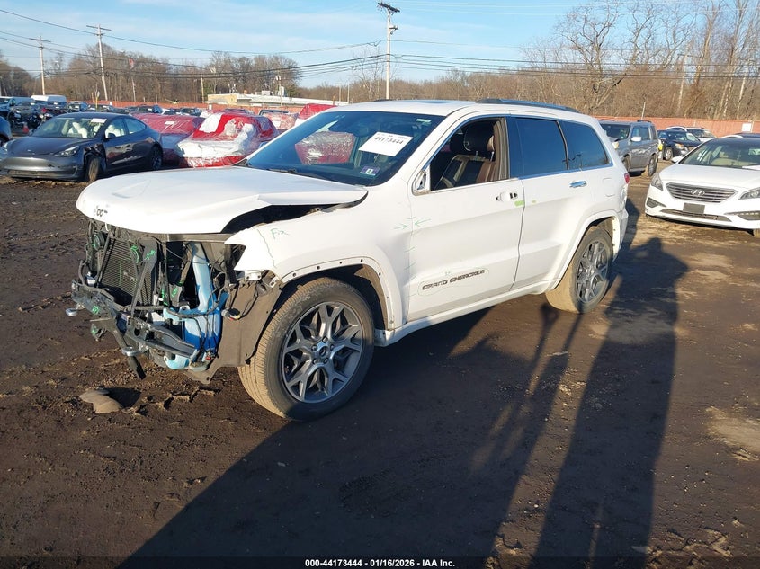 VIN 1C4RJFCG7KC696468 2019 JEEP GRAND CHEROKEE OVERLAND 4X4