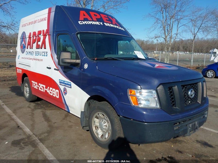 2020 Nissan Nv Cargo Nv2500 Hd Sv High Roof V6