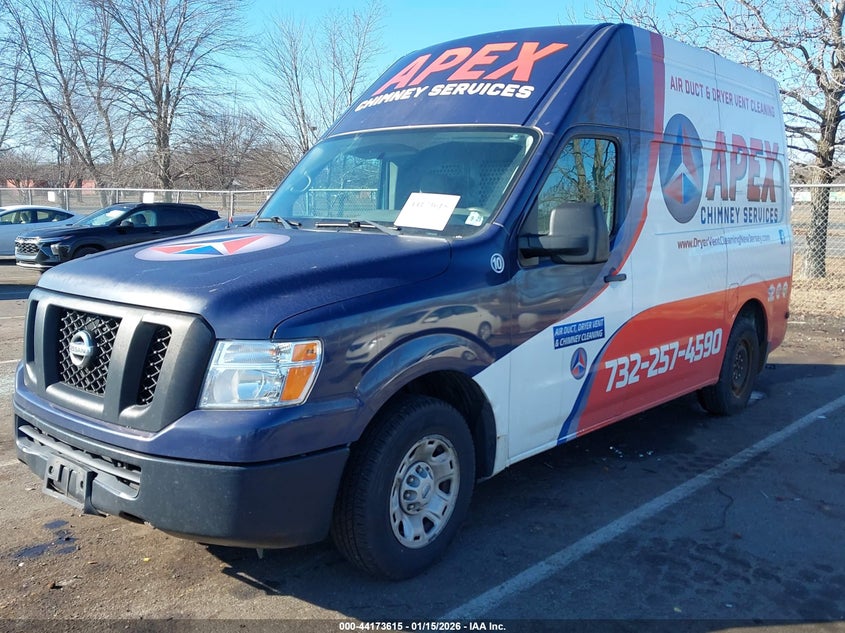 2020 Nissan Nv Cargo Nv2500 Hd Sv High Roof V6