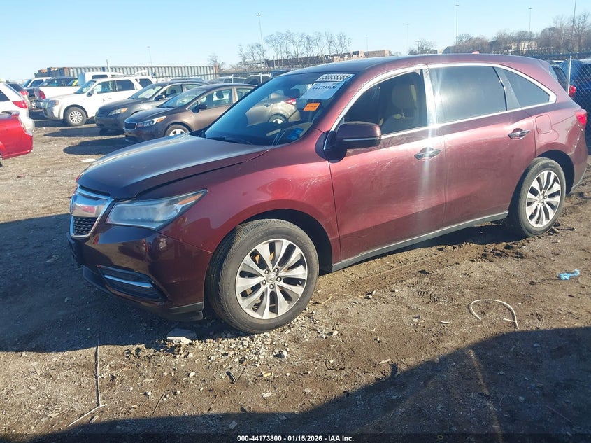 2014 Acura Mdx Technology Package