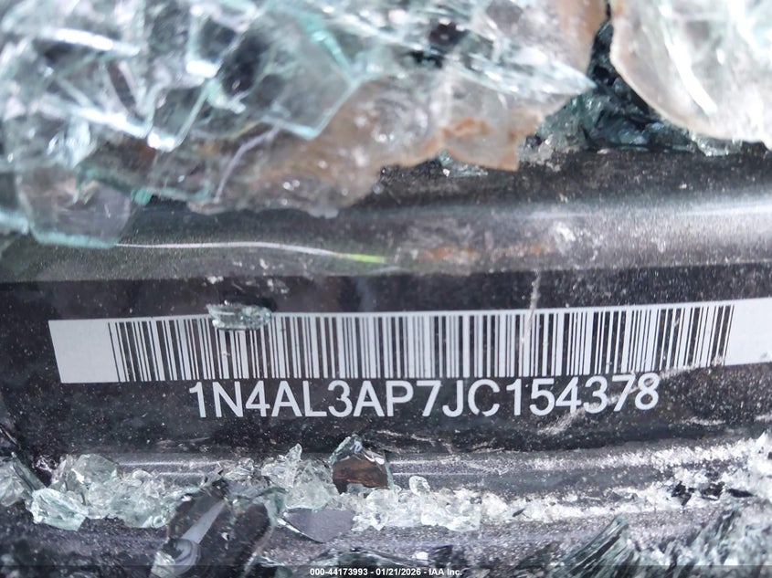 2018 Nissan Altima 2.5 Sv VIN: 1N4AL3AP7JC154378 Lot: 44173993