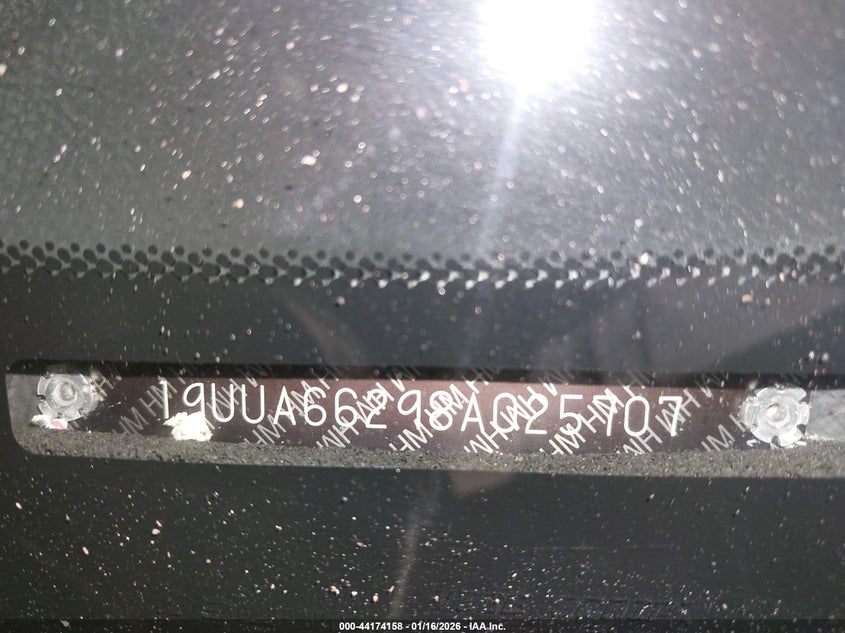 2008 Acura Tl 3.2 VIN: 19UUA66298A025707 Lot: 44174158