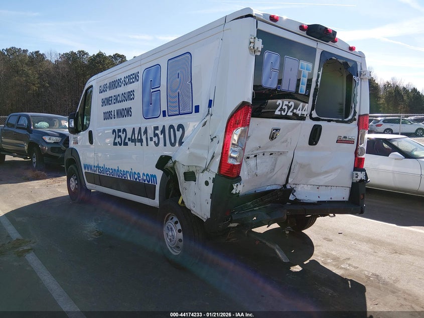 2019 Ram Promaster 1500 Low Roof 136 Wb