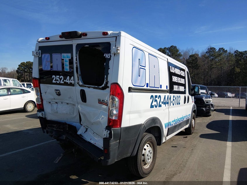 2019 Ram Promaster 1500 Low Roof 136 Wb