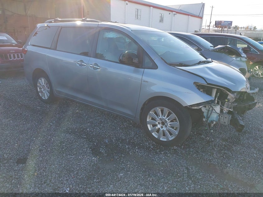 2016 Toyota Sienna Xle 7 Passenger