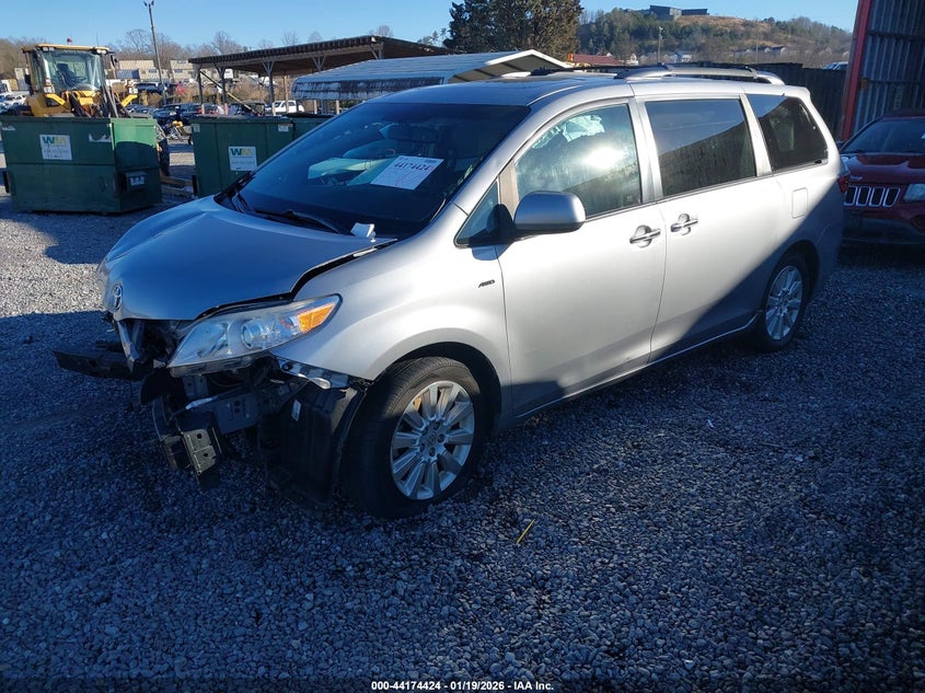 2016 Toyota Sienna Xle 7 Passenger