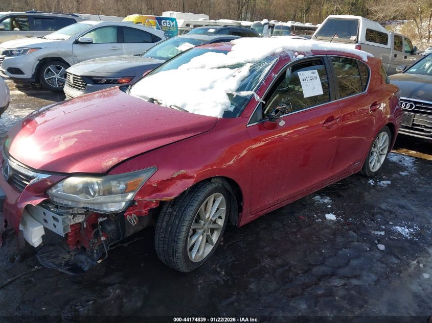 2012 Lexus Ct 200H Premium