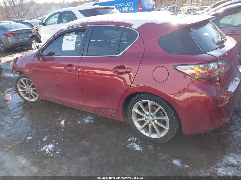 2012 Lexus Ct 200H Premium