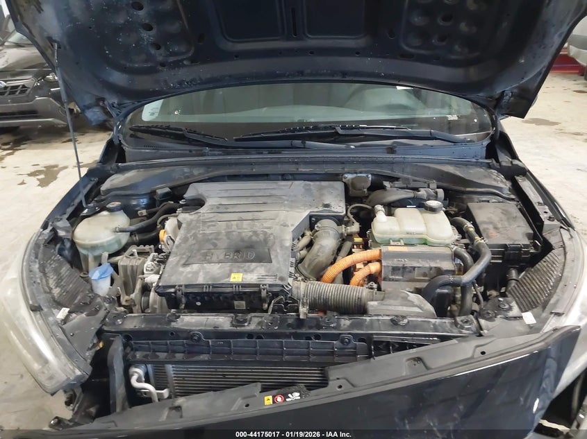 2017 Hyundai Ioniq Hybrid Blue VIN: KMHC65LC3HU025022 Lot: 44175017