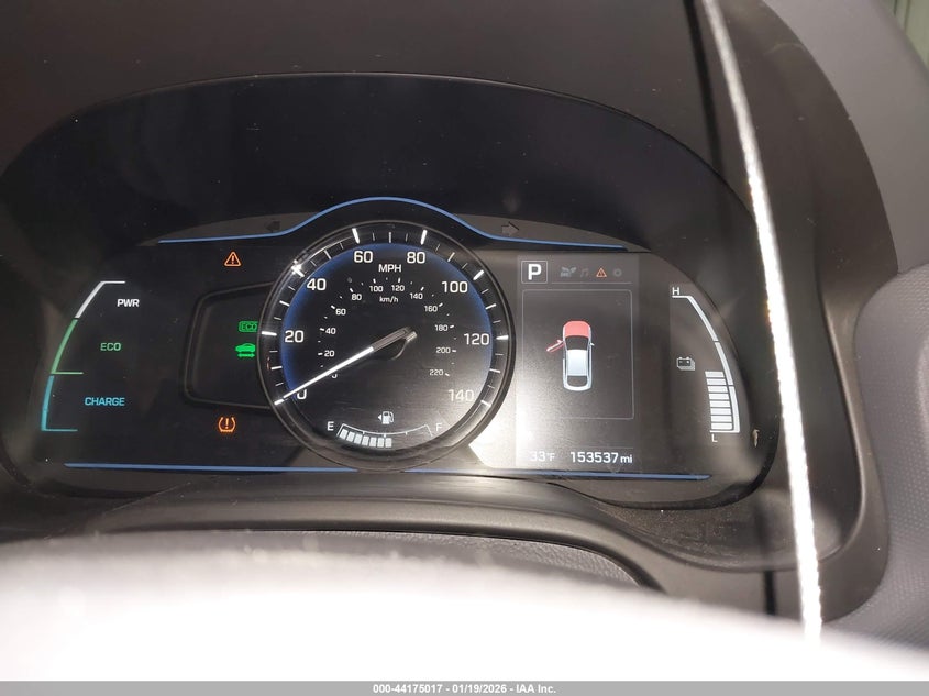 2017 Hyundai Ioniq Hybrid Blue VIN: KMHC65LC3HU025022 Lot: 44175017