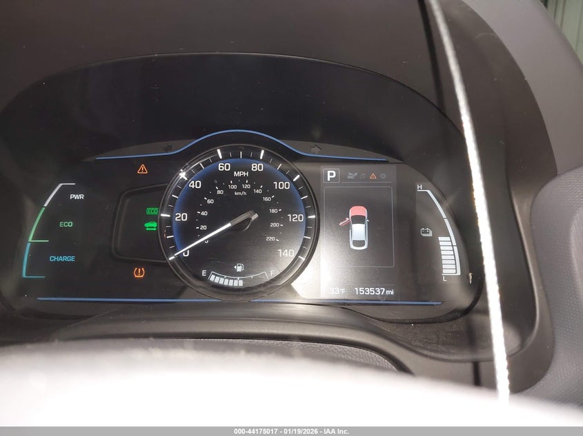 2017 Hyundai Ioniq Hybrid Blue VIN: KMHC65LC3HU025022 Lot: 44175017