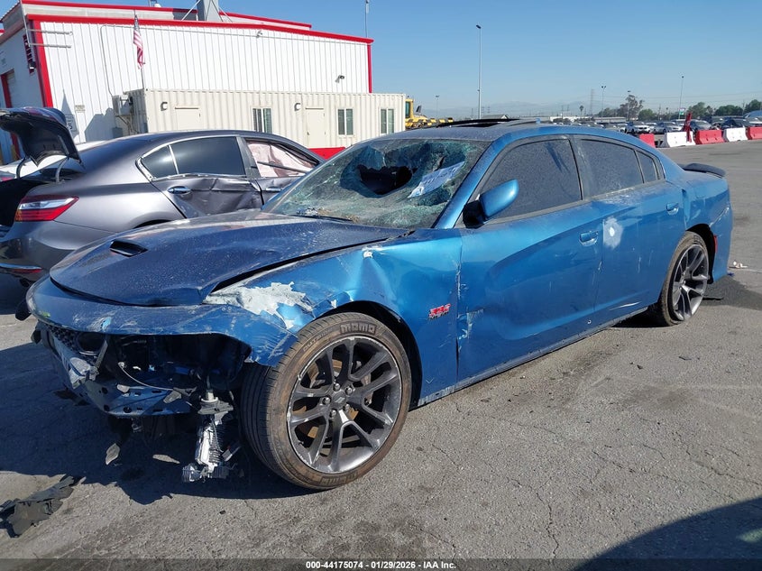 Vin: 2c3cdxgj4lh240777, lot: 44671033, dodge charger scat pack rwd 20202