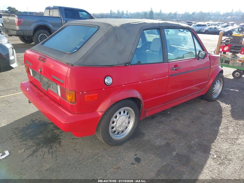 1990 Volkswagen Cabriolet