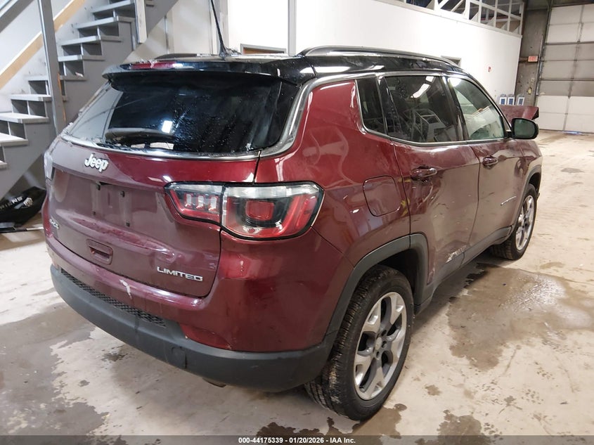Vin: 3c4njdcb8lt216242, lot: 44671298, jeep compass limited 4x4 20204