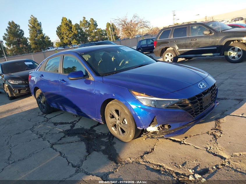 2023 Hyundai Elantra Hybrid Blue