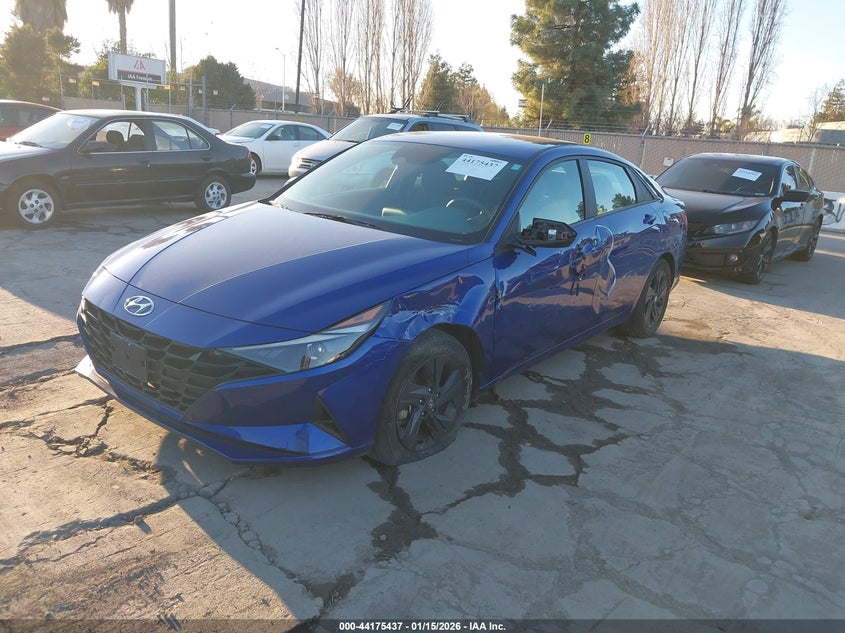 2023 Hyundai Elantra Hybrid Blue