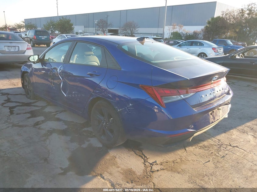 2023 Hyundai Elantra Hybrid Blue