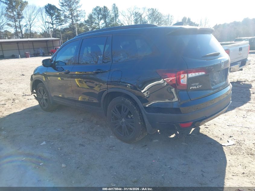 2022 Honda Pilot Awd Black Edition