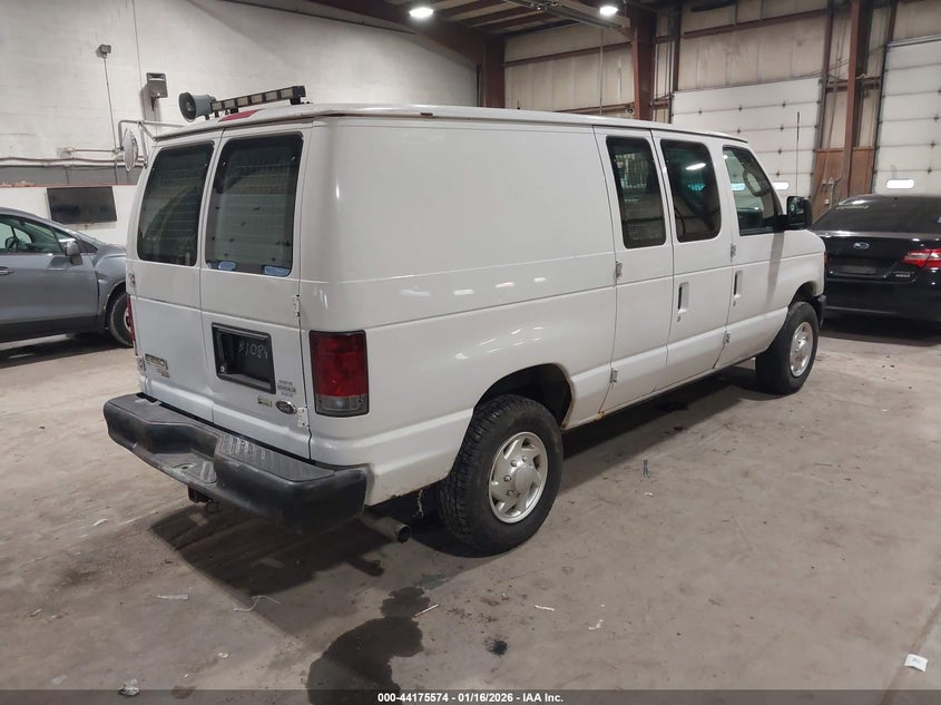 2012 Ford Econoline 5.4 Commercial White Lot 111044175574 Vin 1FTNE2EL4CDA36955