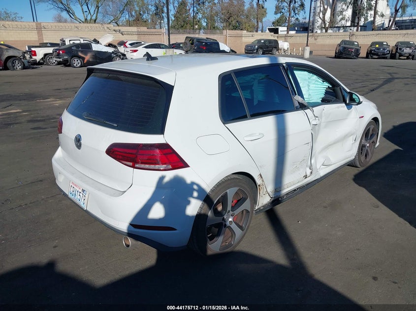 2019 Volkswagen Golf Gti 2.0T Autobahn/2.0T Rabbit Edition/2.0T S/2.0T Se