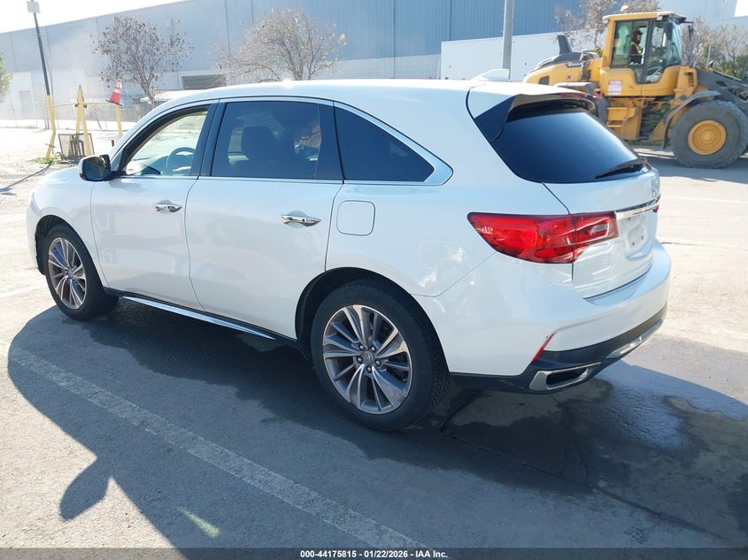2018 Acura Mdx Technology Package Acurawatch Plus Pkg